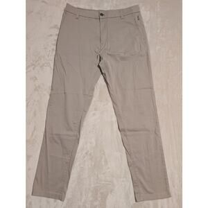 Birddogs Pants Men 32x30 Beige Unlined Khaki Chino Stretch Zip Pocket